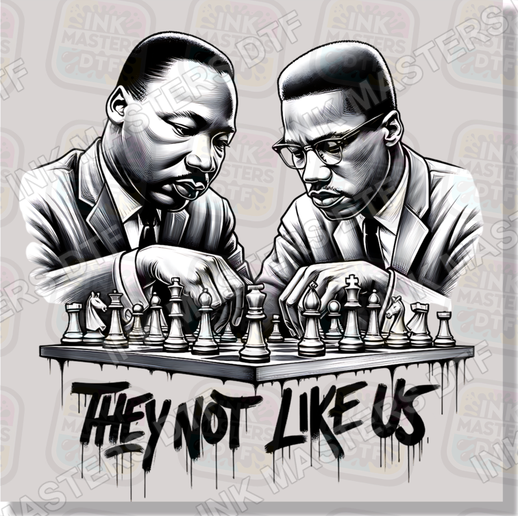 MLK And Malcom X DTF Transfer - Ink Masters DTF