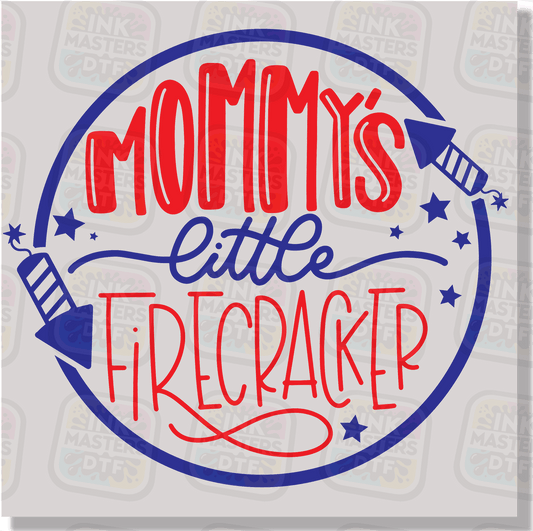 Mommy's Little Firecracker DTF Transfer - Ink Masters DTF