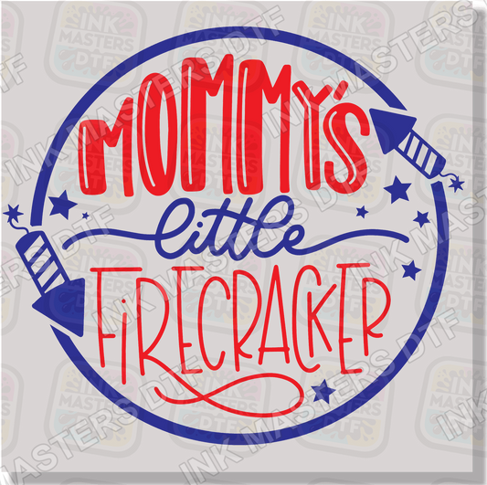 Mommy's Little Firecracker DTF Transfer - Ink Masters DTF
