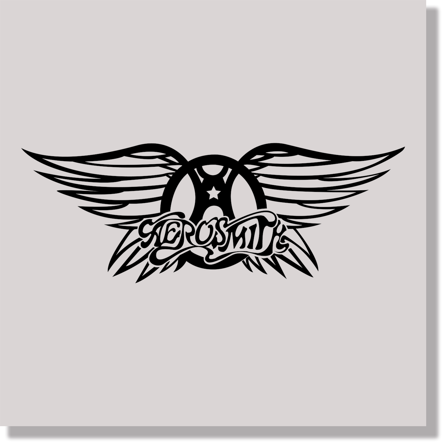 music aerosmith wings star logo DTF Transfer
