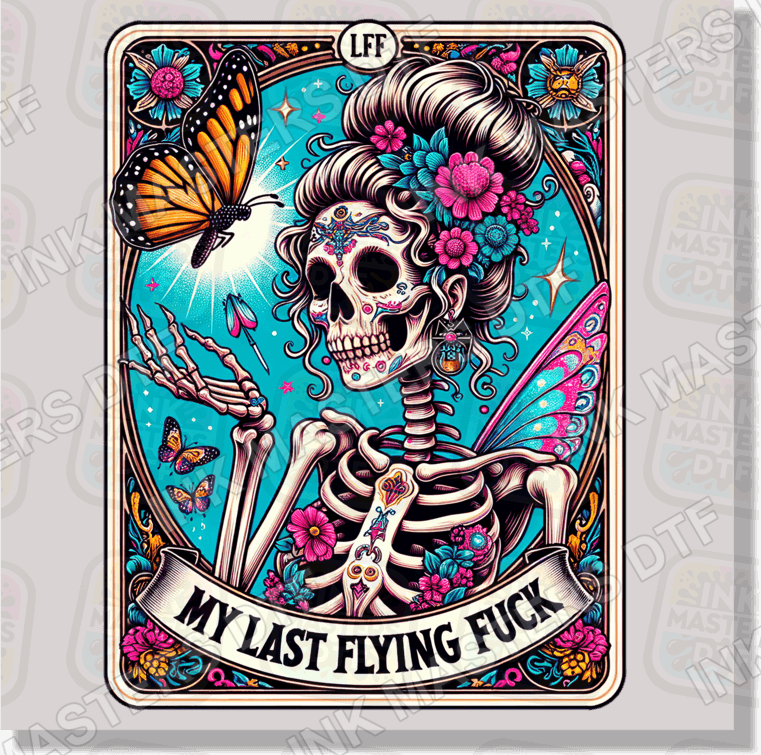 My Last Flying Fuck Tarot Card DTF Transfer - Ink Masters DTF