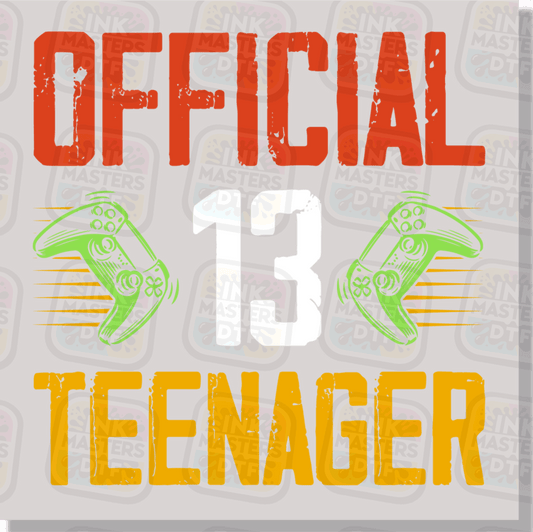 Official Teenager DTF Transfer