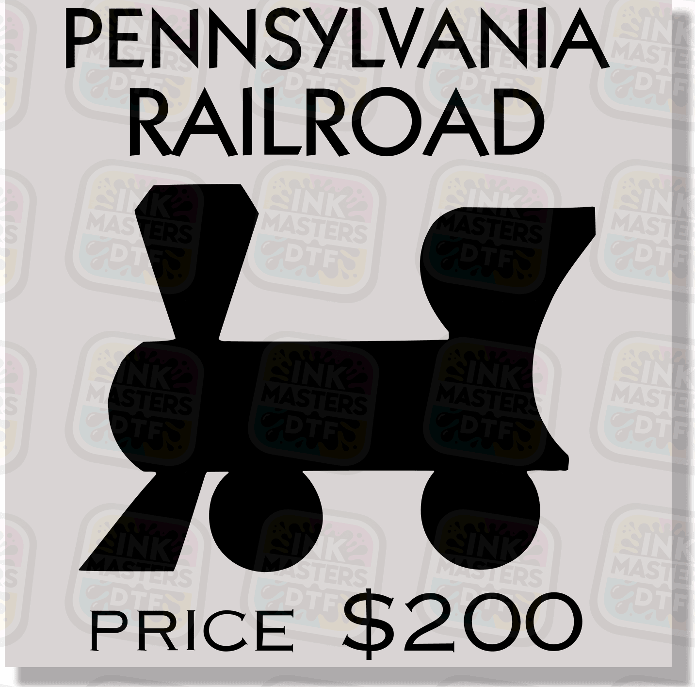 Pennsylvania Railroad DTF Transfer - Ink Masters DTF