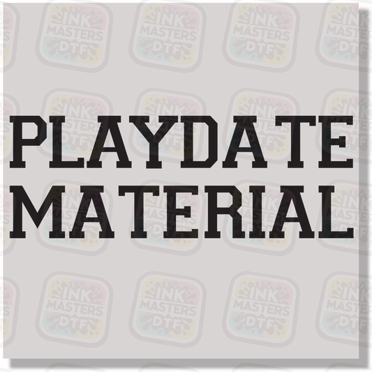 Playdate Material DTF Transfer - Ink Masters DTF