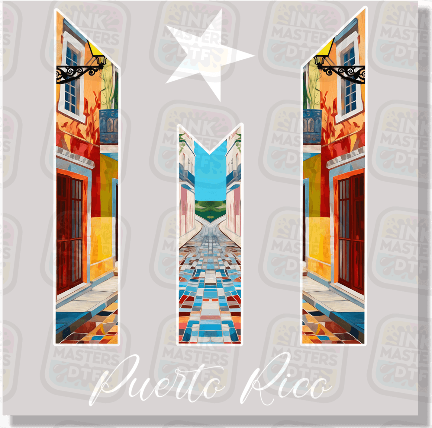 Puerto Rico DTF Transfer – Ink Masters DTF