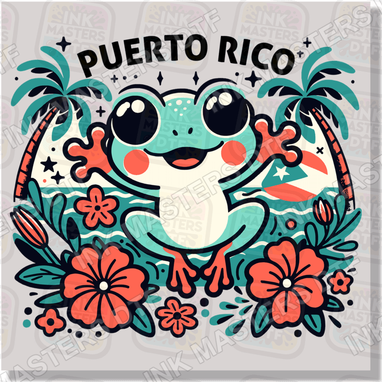 Puerto Rico DTF Transfer - Ink Masters DTF