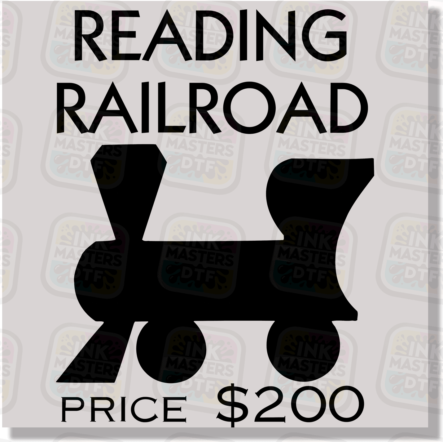 Reading Railroad DTF Transfer - Ink Masters DTF