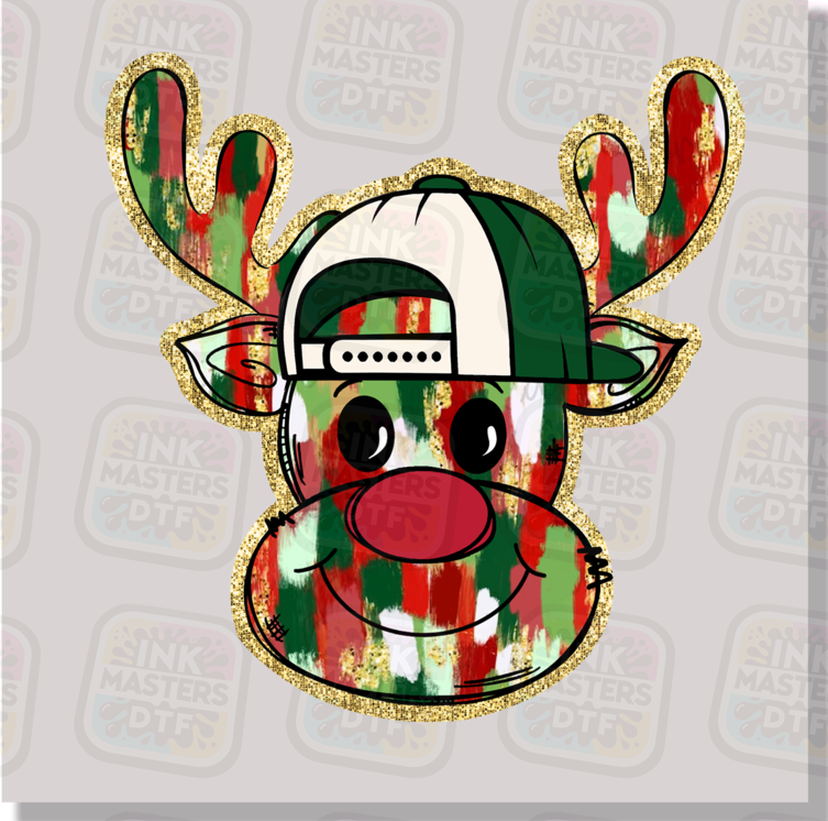 Christmas Reindeer Kids DTF Transfer