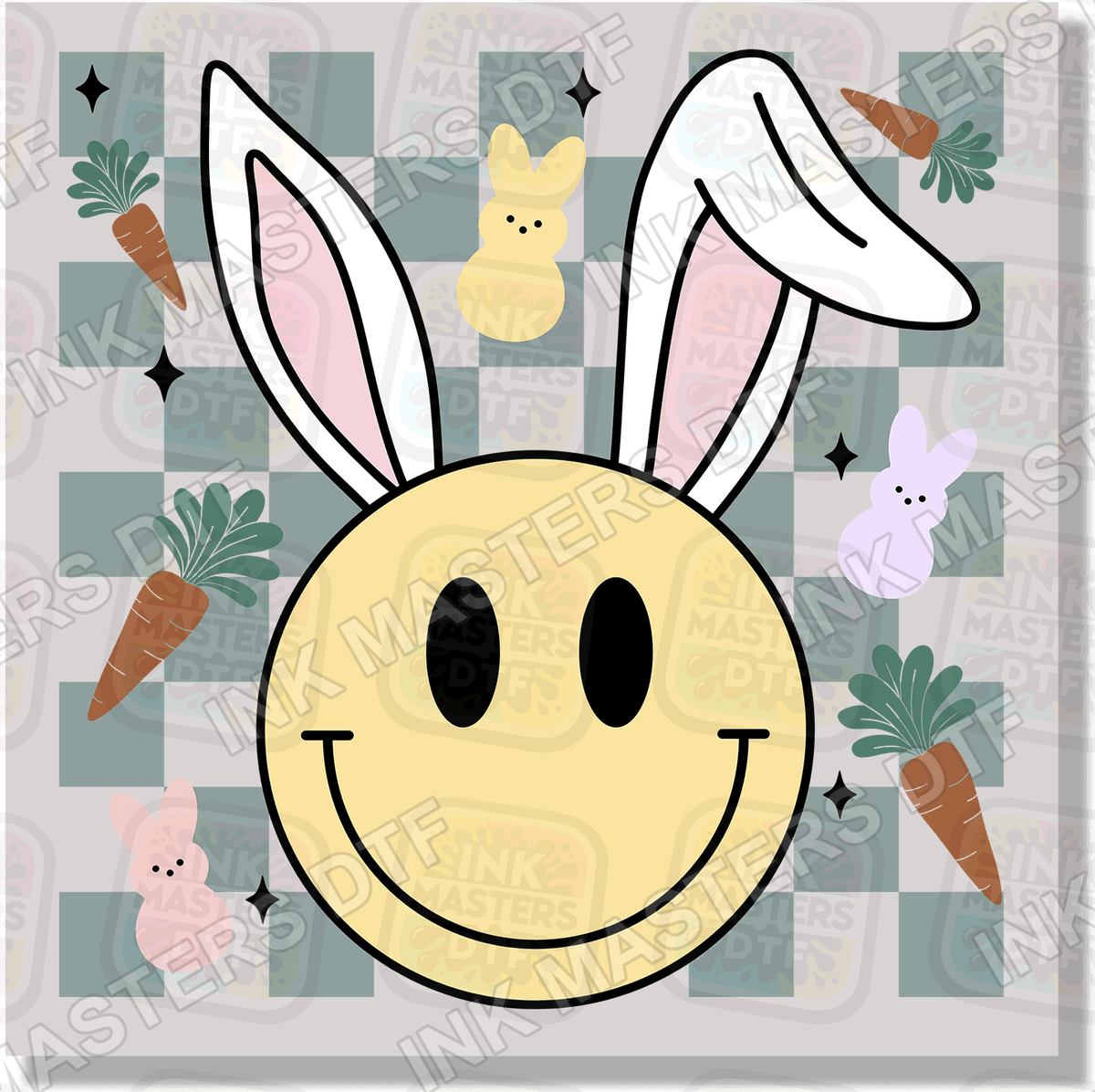 Retro Bunny DTF Transfer - Ink Masters DTF