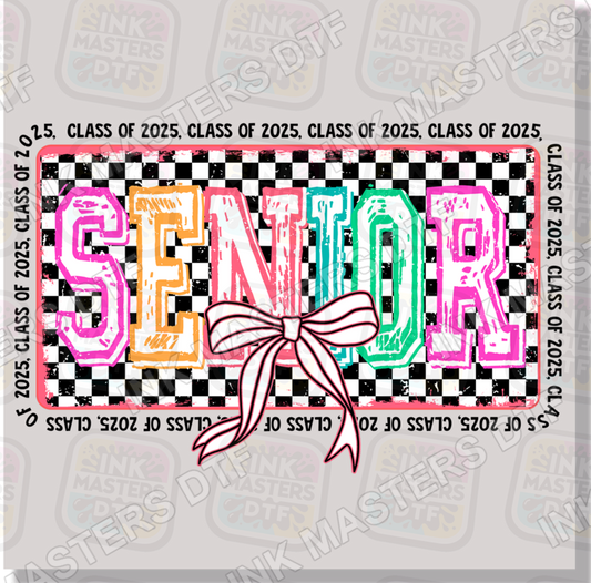 Retro Coquette Senior Class Of 2025 DTF Transfer - Ink Masters DTF
