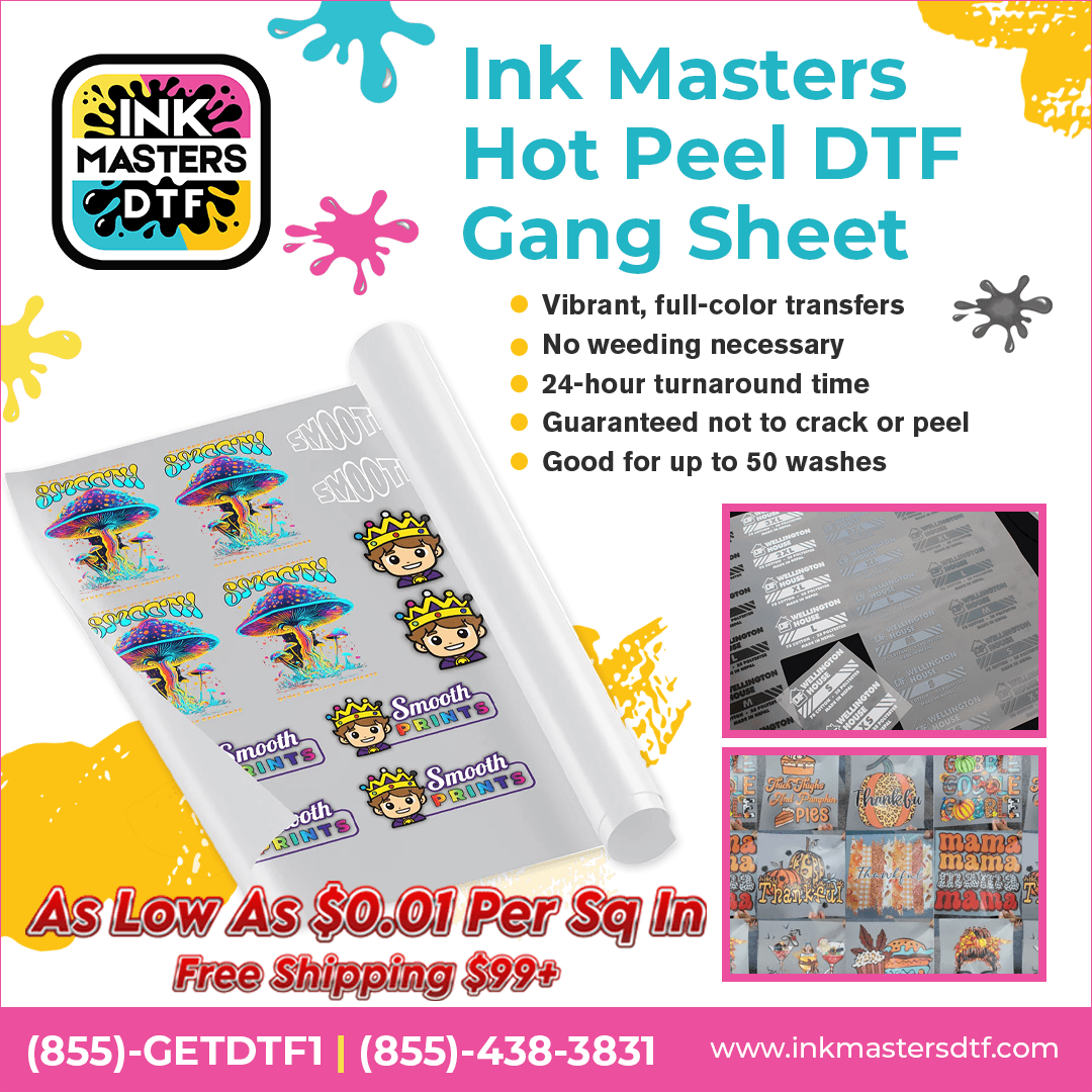 Ink Masters Hot Peel DTF Gang Sheet Builder - Ink Masters DTF