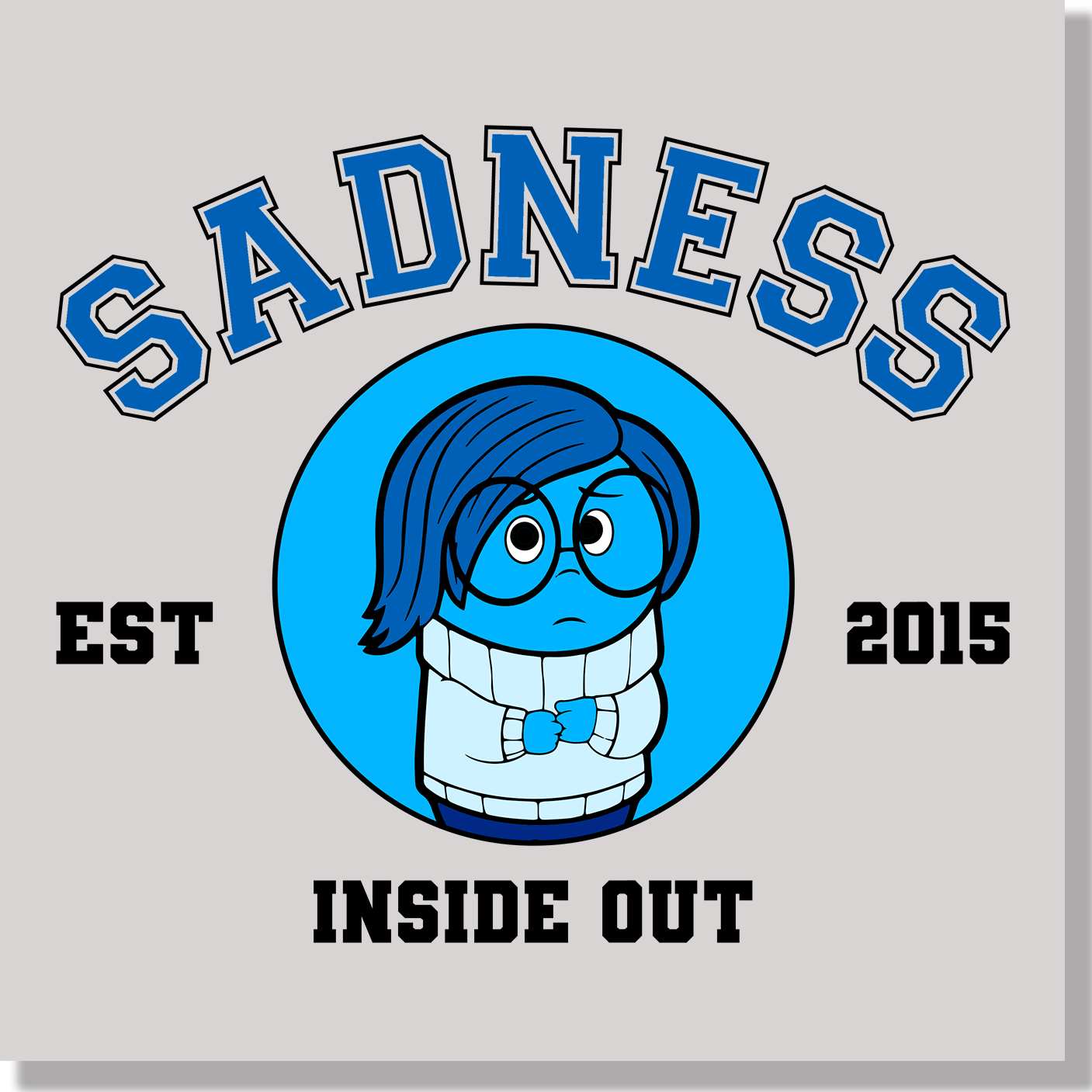 Inside Out Sadness DTF Transfer