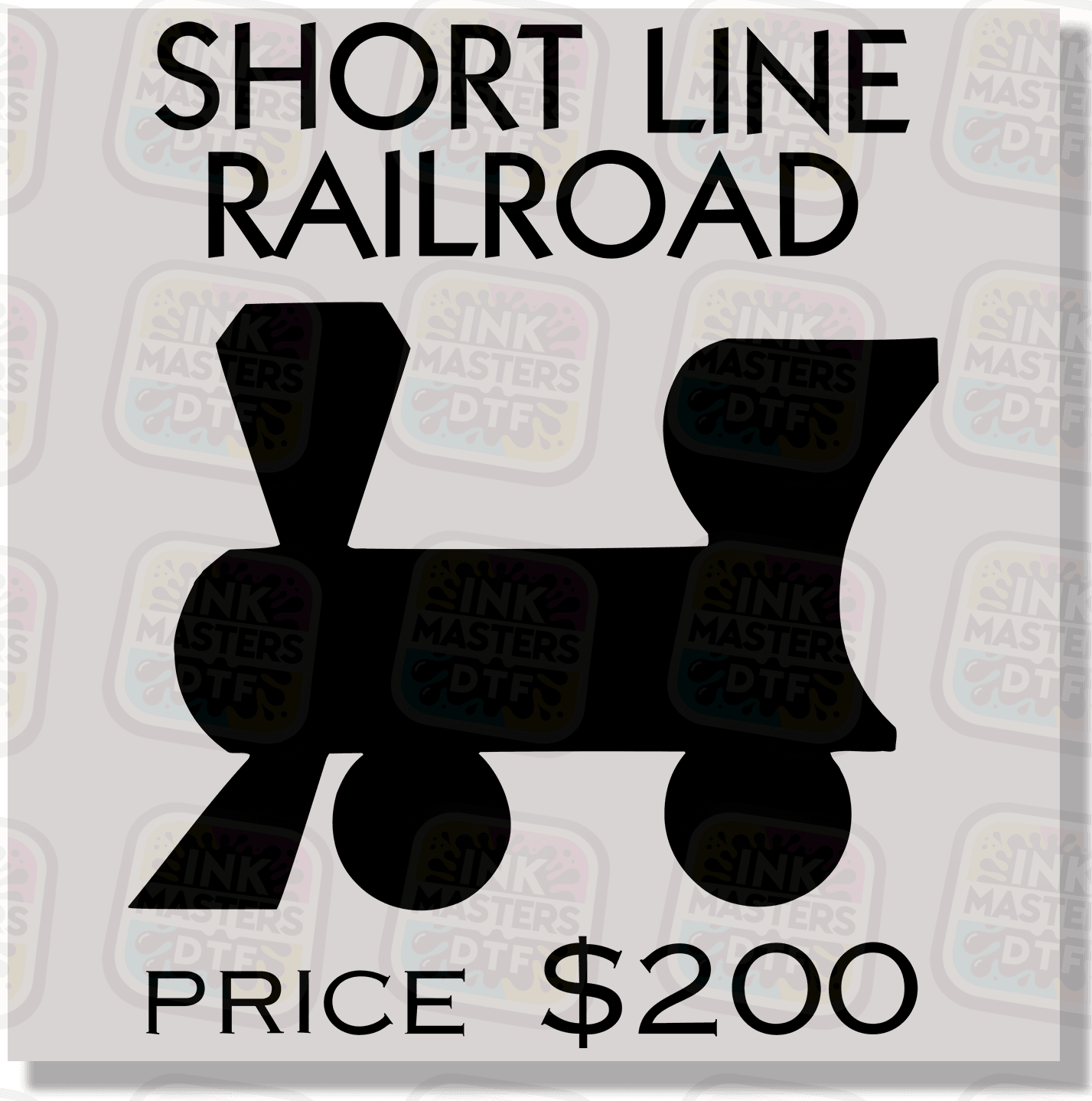 Short Line Railroad DTF Transfer - Ink Masters DTF