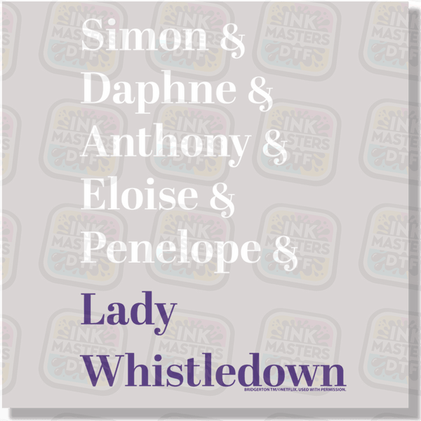 Simon & Daphne & Anthony Etc DTF Transfer - Ink Masters DTF