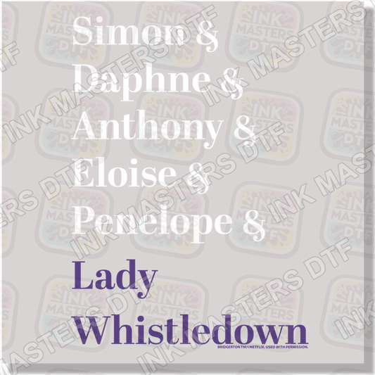 Simon & Daphne & Anthony Etc DTF Transfer - Ink Masters DTF