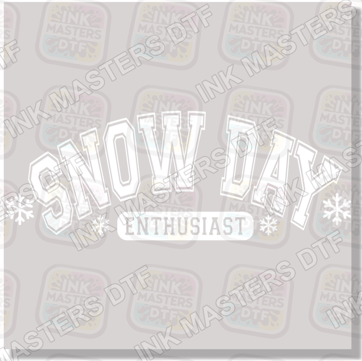 Snow Day Enthusiast DTF Transfer - Ink Masters DTF