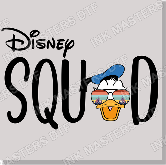 Disney Squad Donald Duck DTF Transfer - Ink Masters DTF