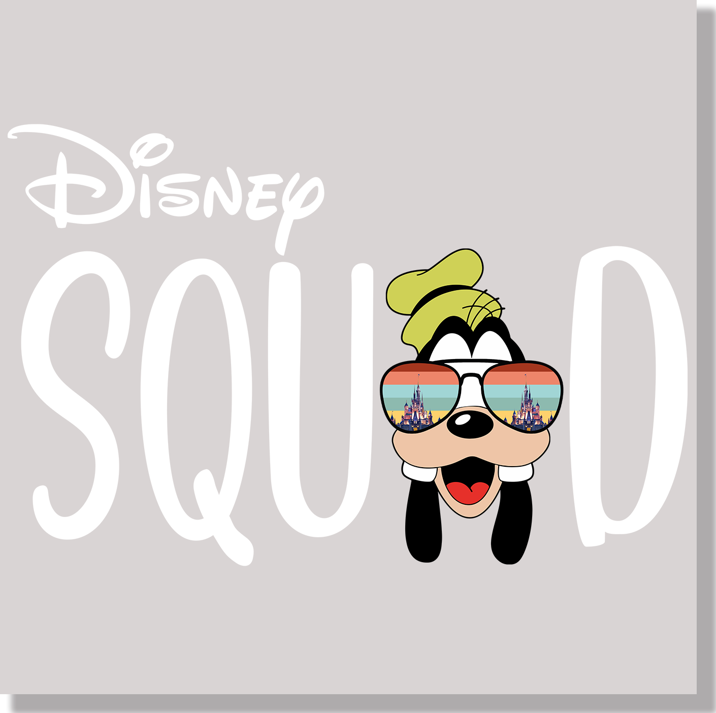 Disney Squad Goofy DTF Transfer