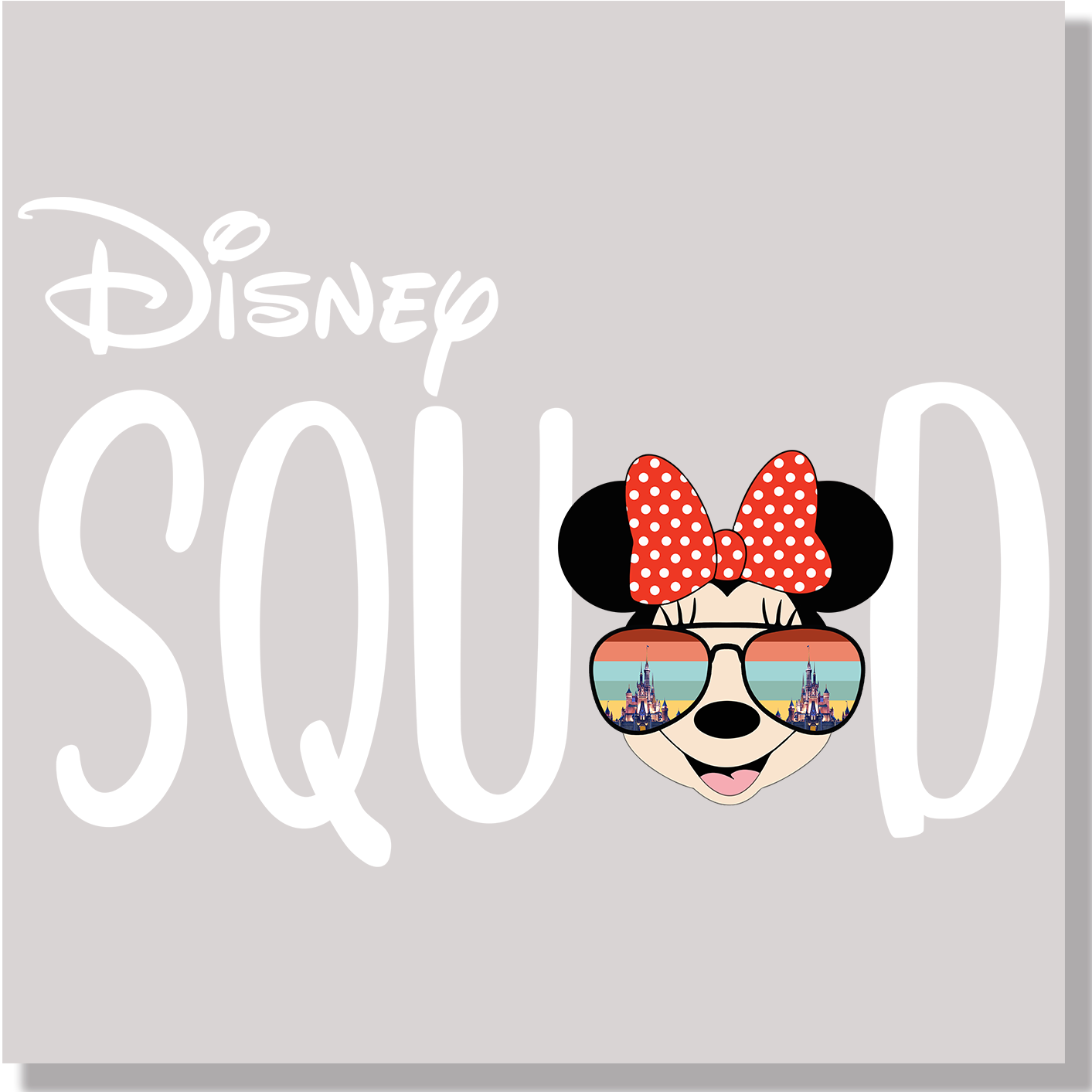 Disney Squad Minnie DTF Transfer