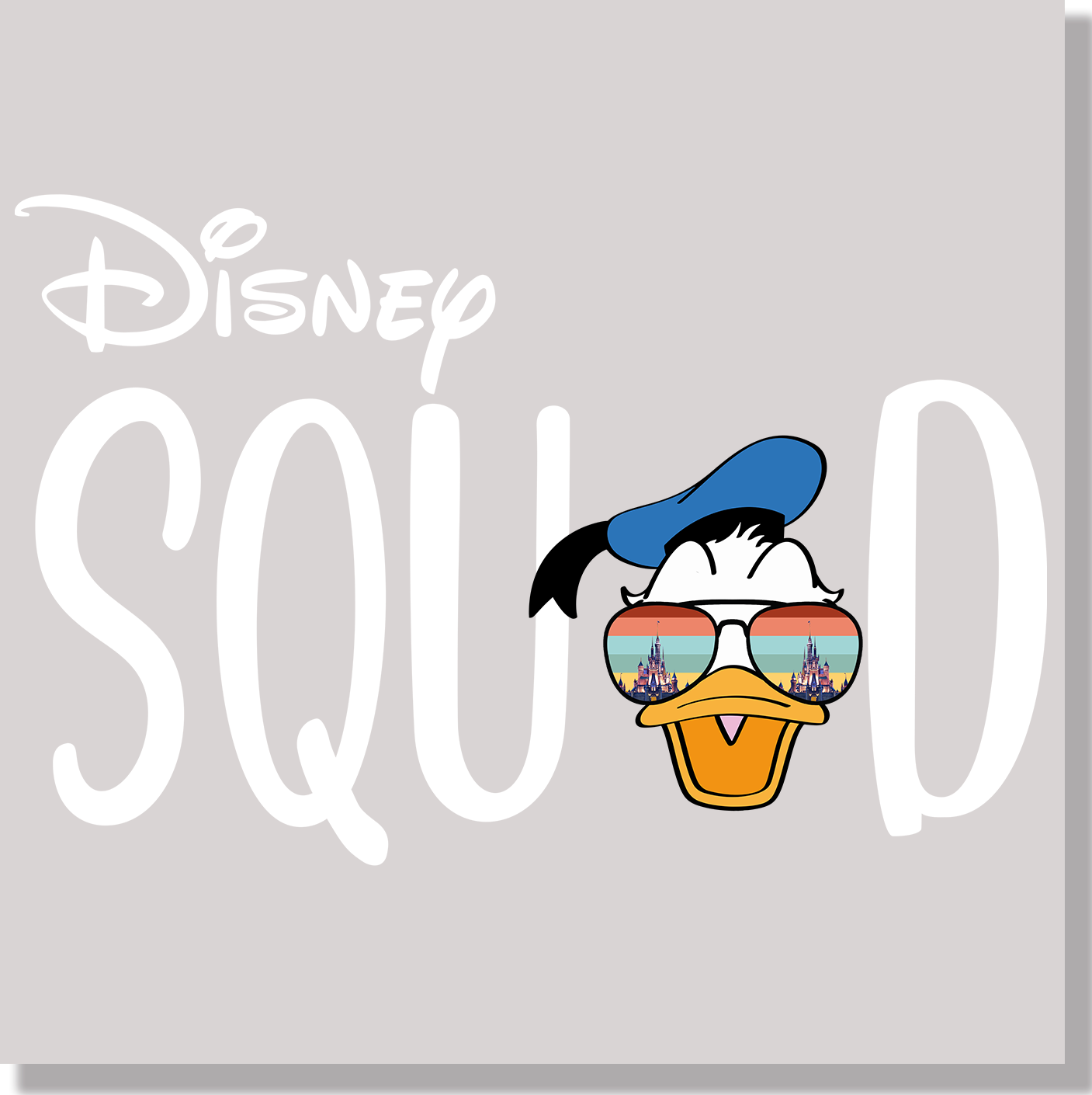 Disney Squad Donald Duck DTF Transfer