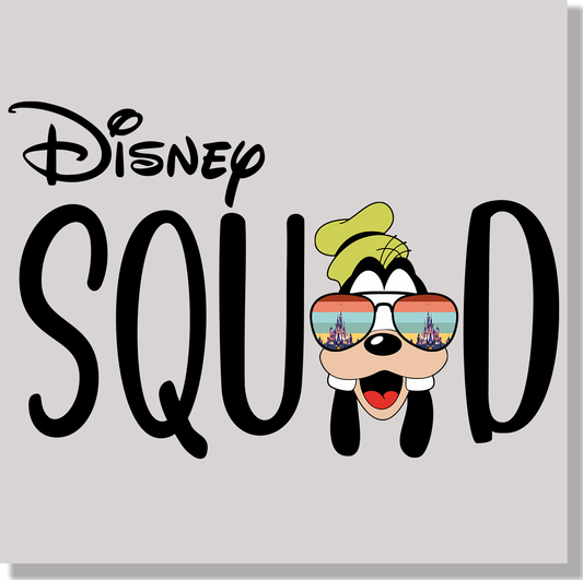 Disney Squad Goofy DTF Transfer