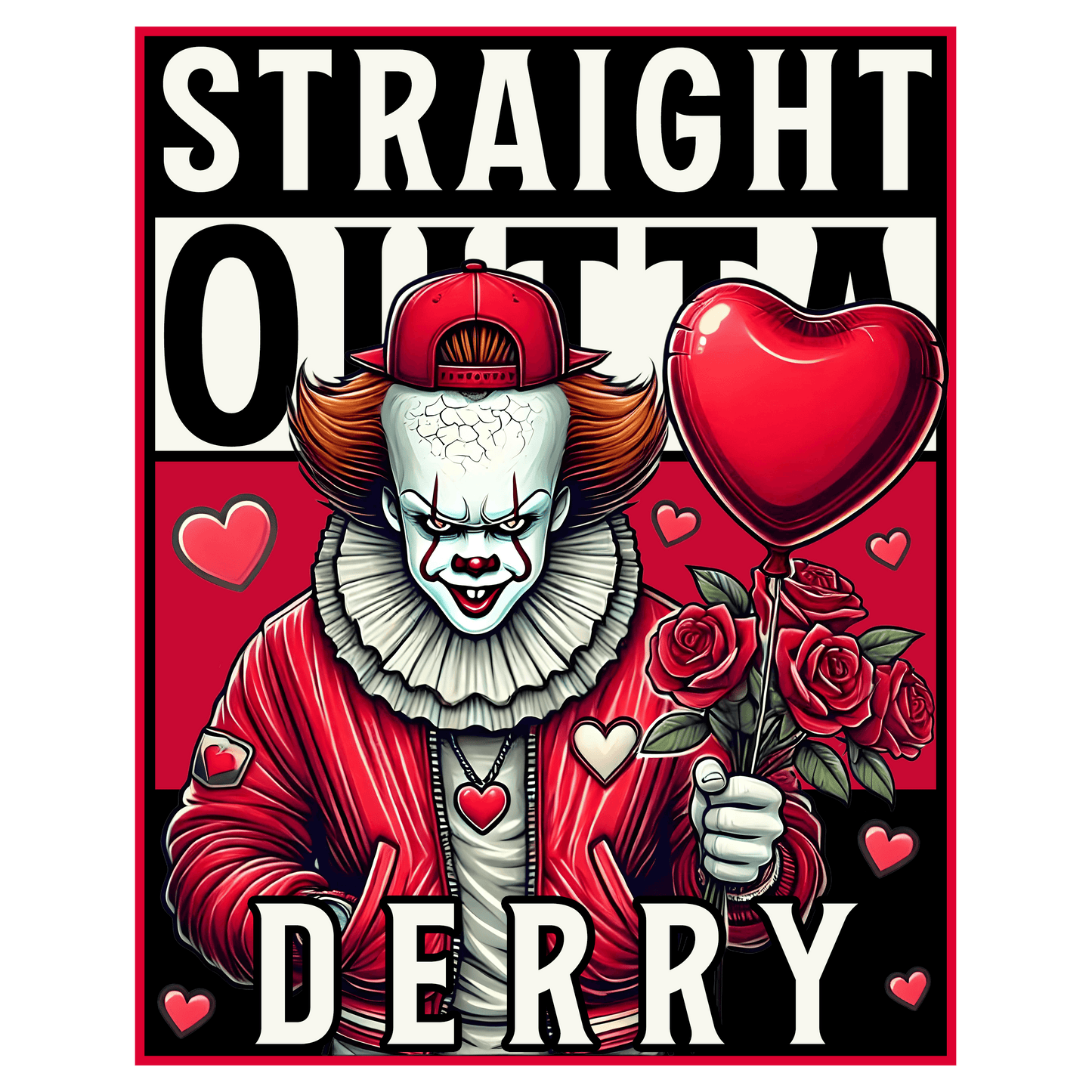 Straight Outta Derry DTF Transfer