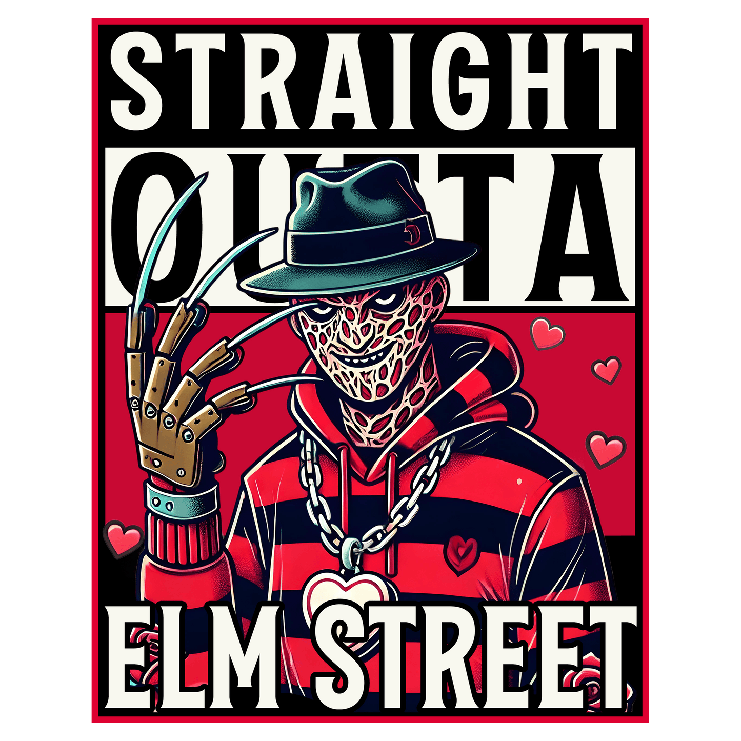 Straight Outta Elm DTF Transfer