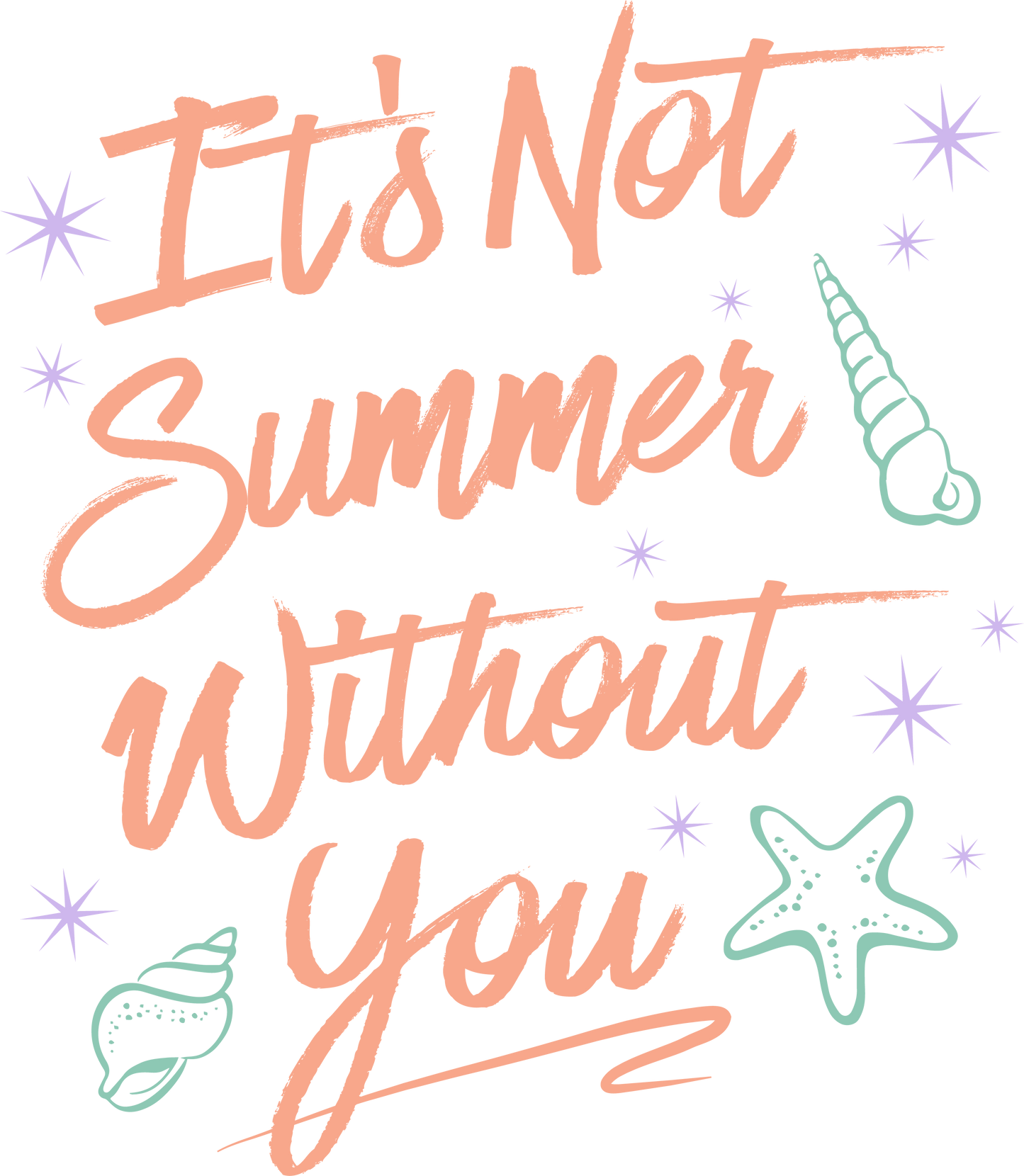 summer i turned pretty 9 DTF Transfer