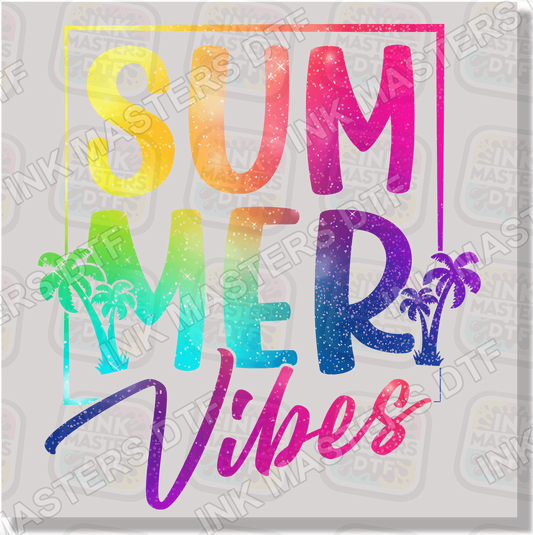 Summer Vibes DTF Transfer - Ink Masters DTF