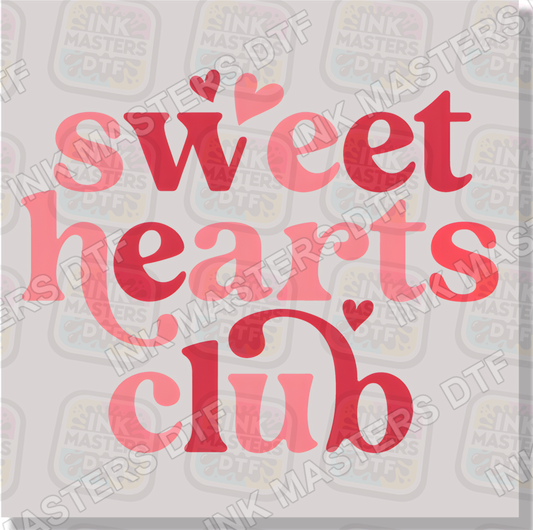 Sweet Hearts Club DTF Transfer - Ink Masters DTF