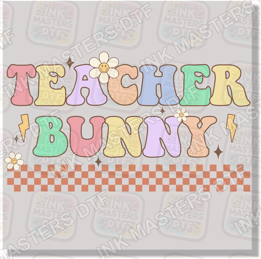 Teacher Bunny DTF Transfer - Ink Masters DTF