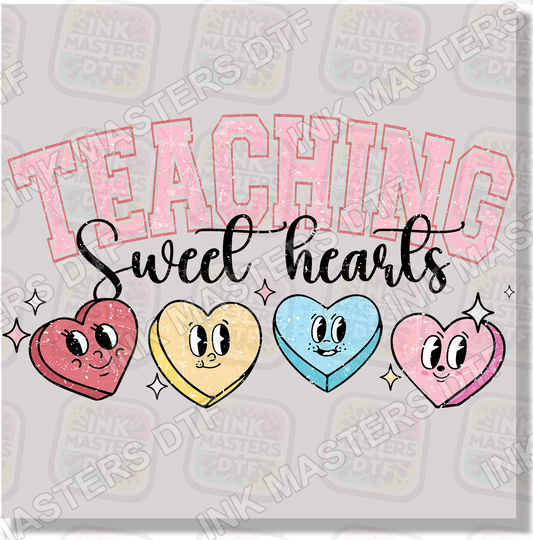 Teaching Sweethearts Weathered DTF Transfer - Ink Masters DTF