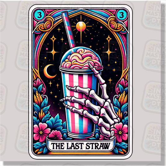 The Last Straw Tarot Card DTF Transfer - Ink Masters DTF