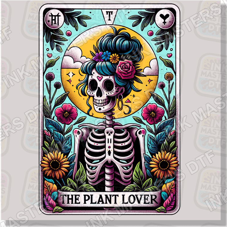 Plant Lover Tarot Card DTF Transfer - Ink Masters DTF