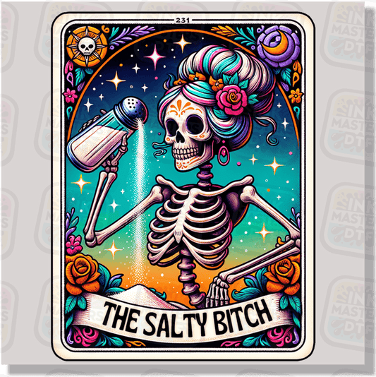 The Salty Bitch Tarot Card DTF Transfer - Ink Masters DTF
