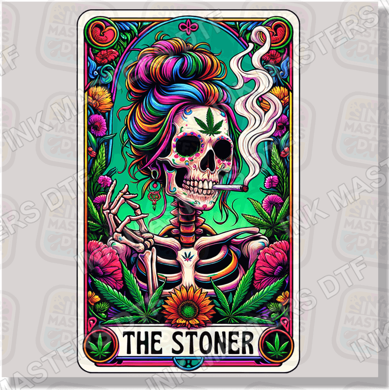 The Stoner Tarot Card DTF Transfer - Ink Masters DTF
