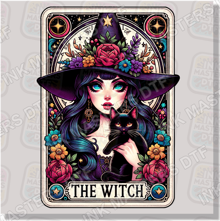 The Witch Tarot Card DTF Transfer - Ink Masters DTF