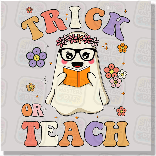 Trick Or Teach Retro DTF Transfer - Ink Masters DTF
