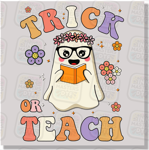 Trick Or Teach Retro DTF Transfer - Ink Masters DTF