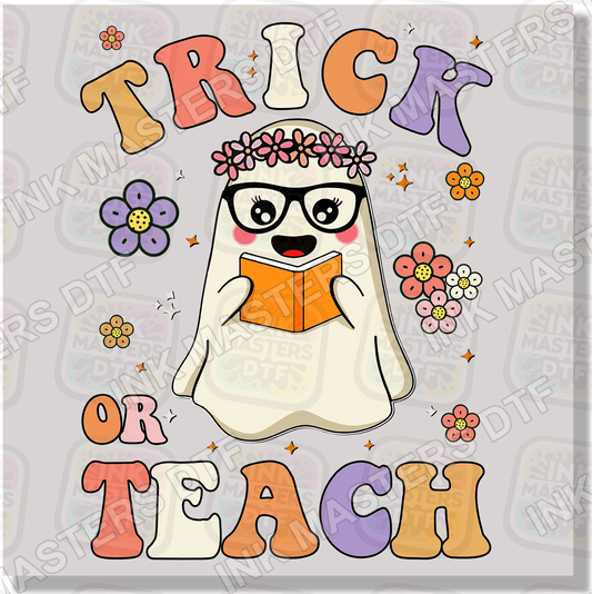 Trick Or Teach Retro DTF Transfer - Ink Masters DTF