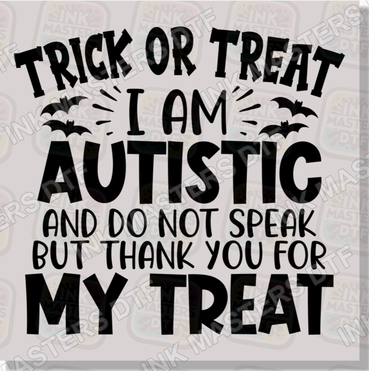 Trick Or Treat Autism DTF Transfer - Ink Masters DTF