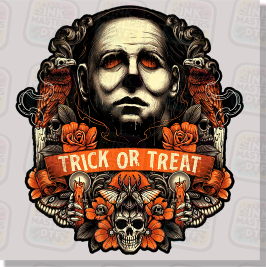 Trick Or Treat Horror DTF Transfer