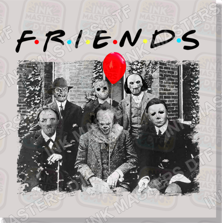 Vintage Horror Friends DTF Transfer - Ink Masters DTF