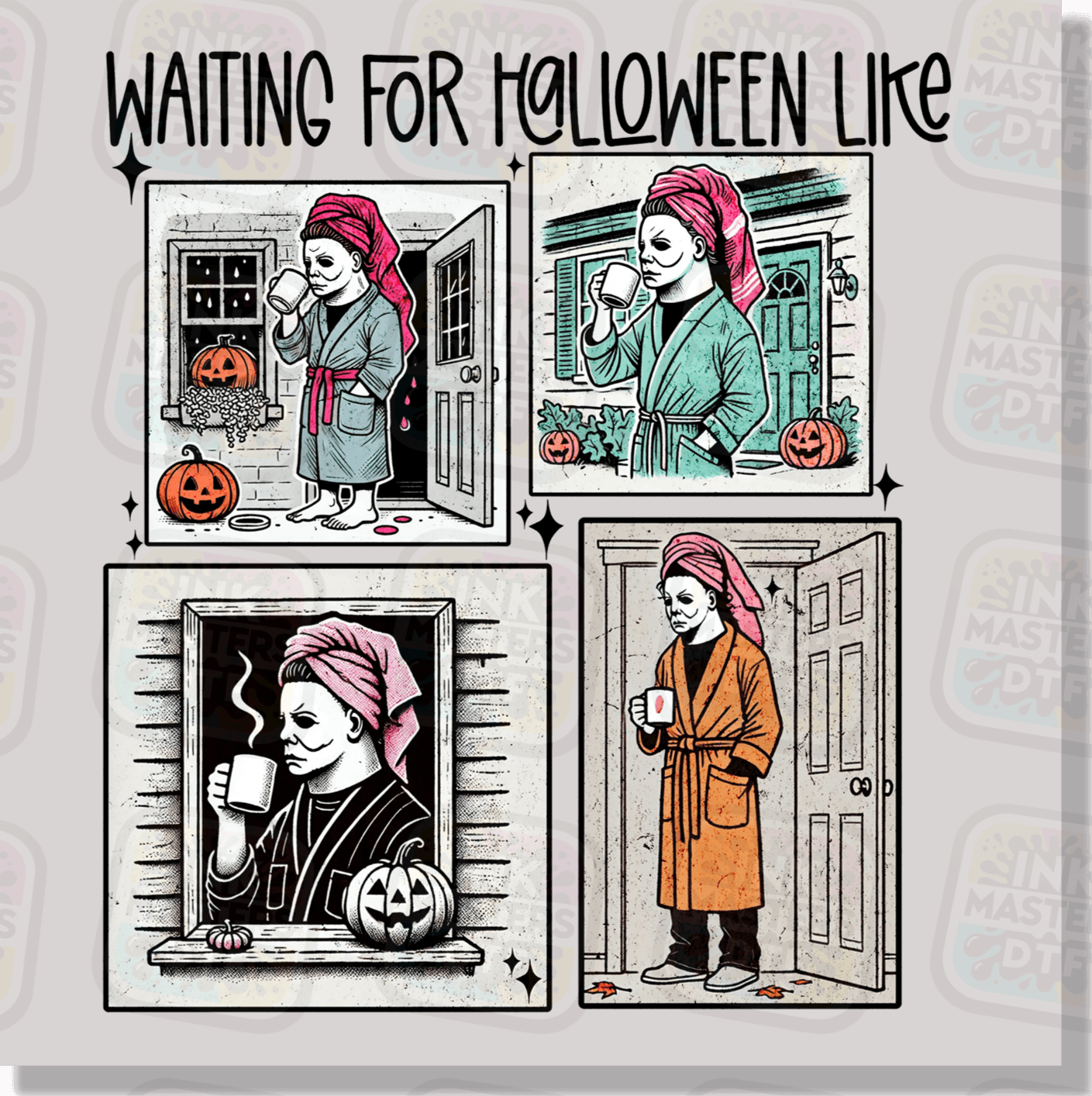 Waiting For Halloween DTF Transfer - Ink Masters DTF