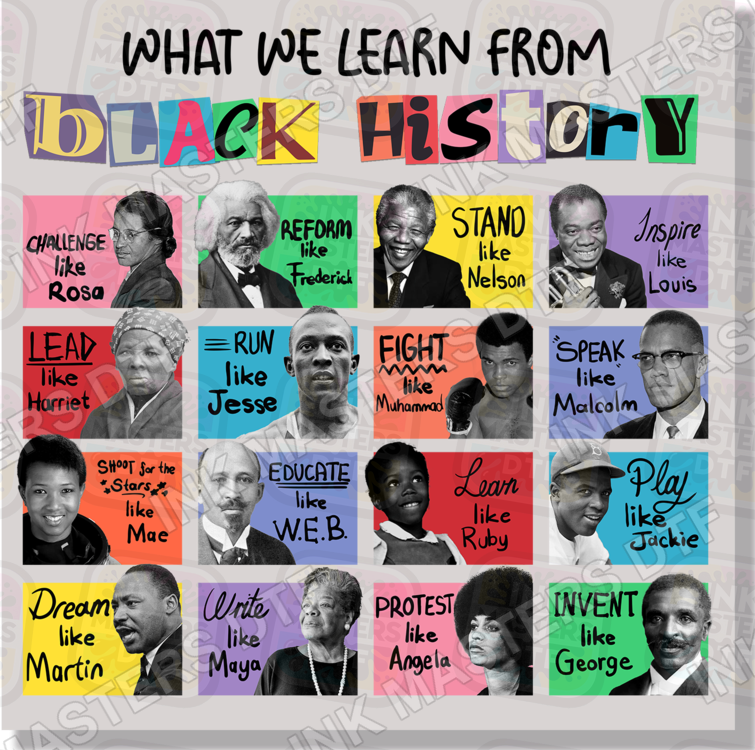 What We Learn From Black History DTF Transfer - Ink Masters DTF
