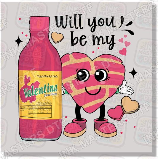 Will You Be My Valentina DTF Transfer - Ink Masters DTF