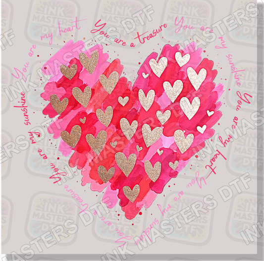 You Are My Heart DTF Transfer - Ink Masters DTF